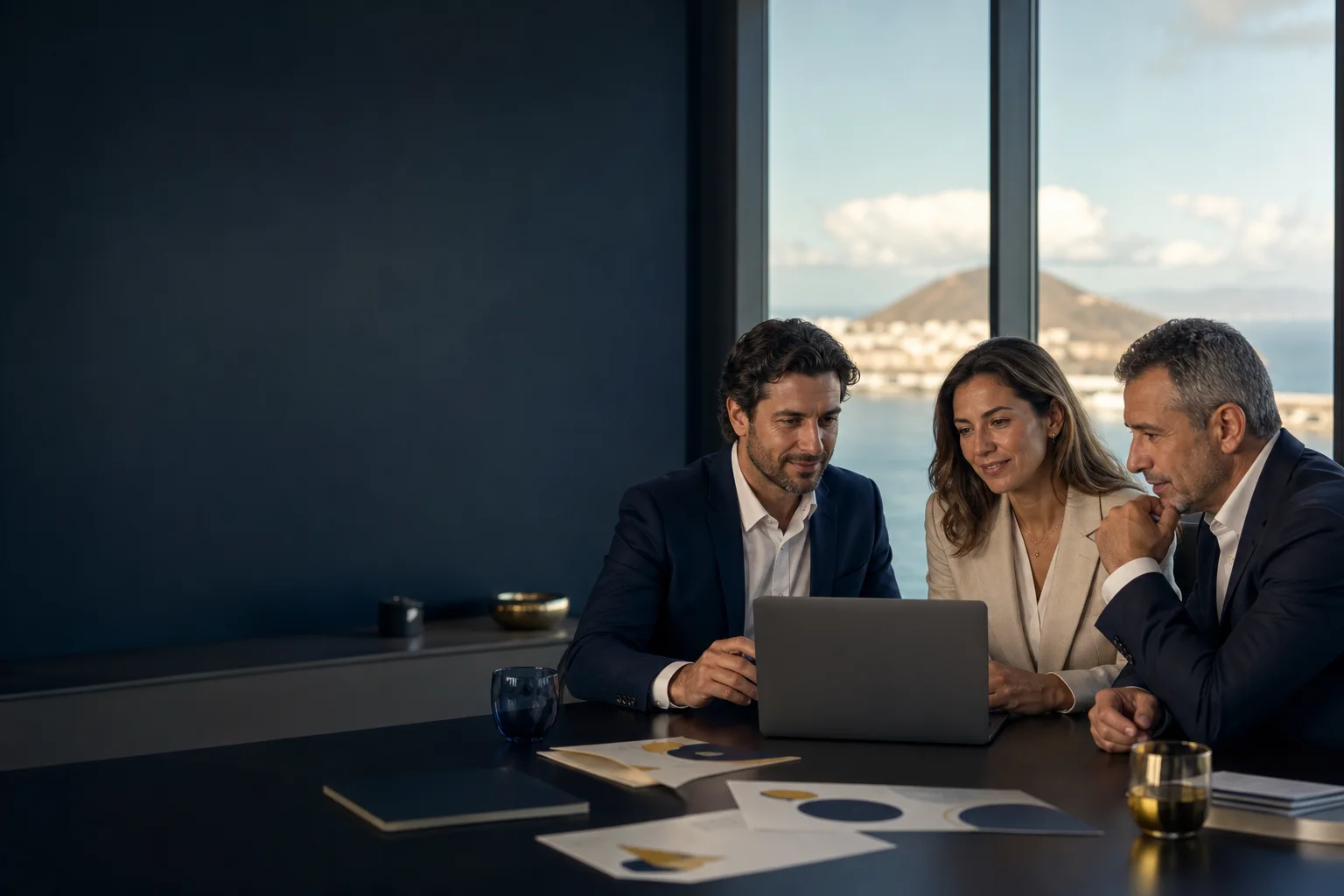 Reunión privada de asesoría empresarial en Tenerife